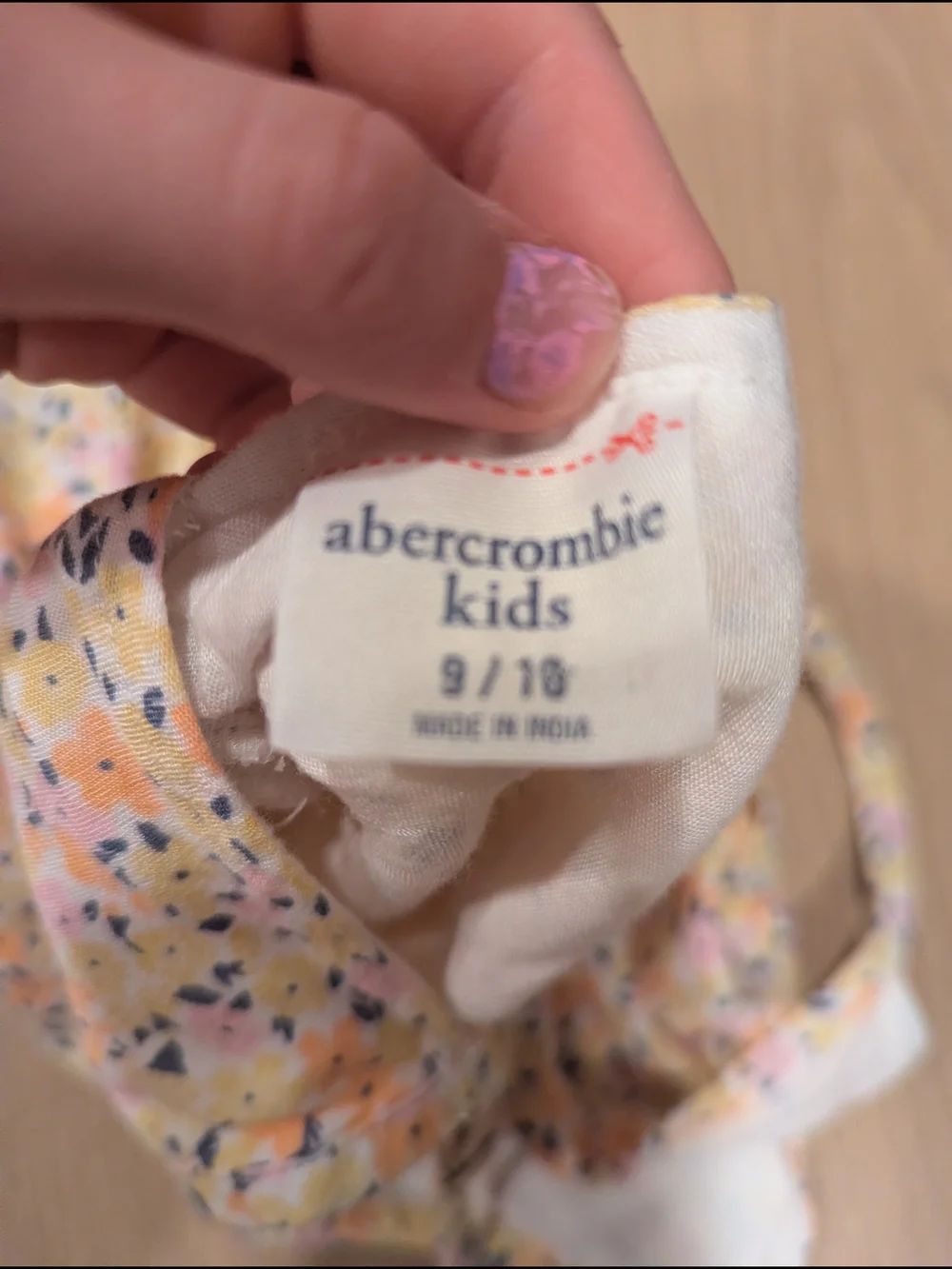 Abercrombie & Fitch Yellow Floral Button-Front Mini Dress